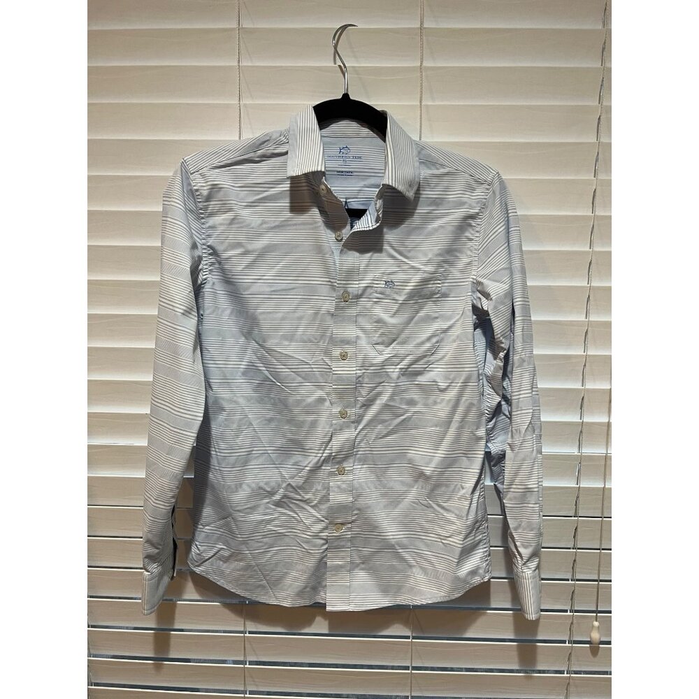 Southern Tide Intercoastal Kids Button Up Shirt - Size XL